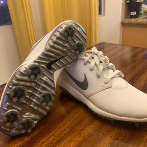 White Nike Ladies golf shoes